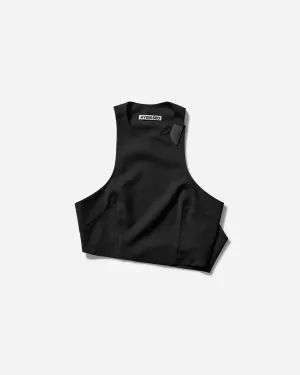 Women's Cinched Halter Top Black