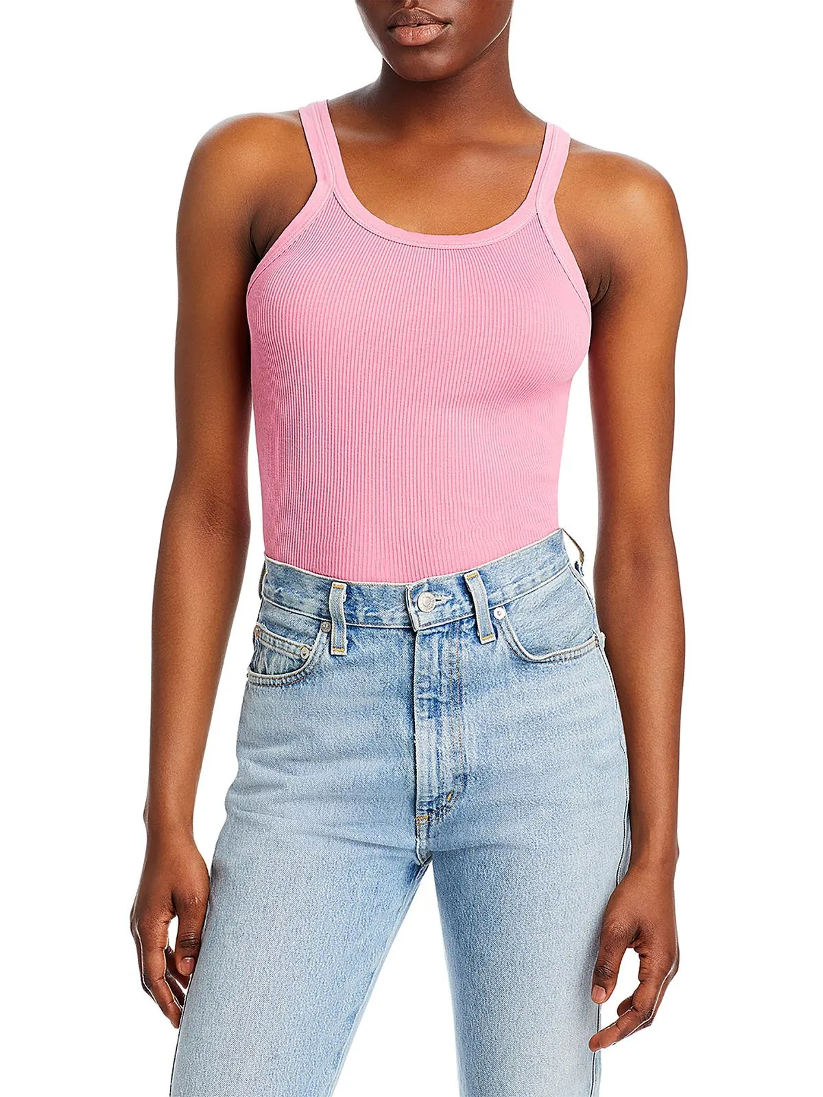 Womens Cotton Ribbed Tank Top
