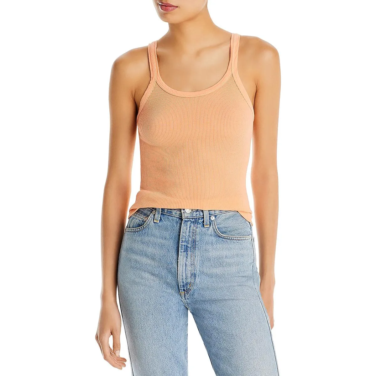 Womens Cotton Ribbed Tank Top
