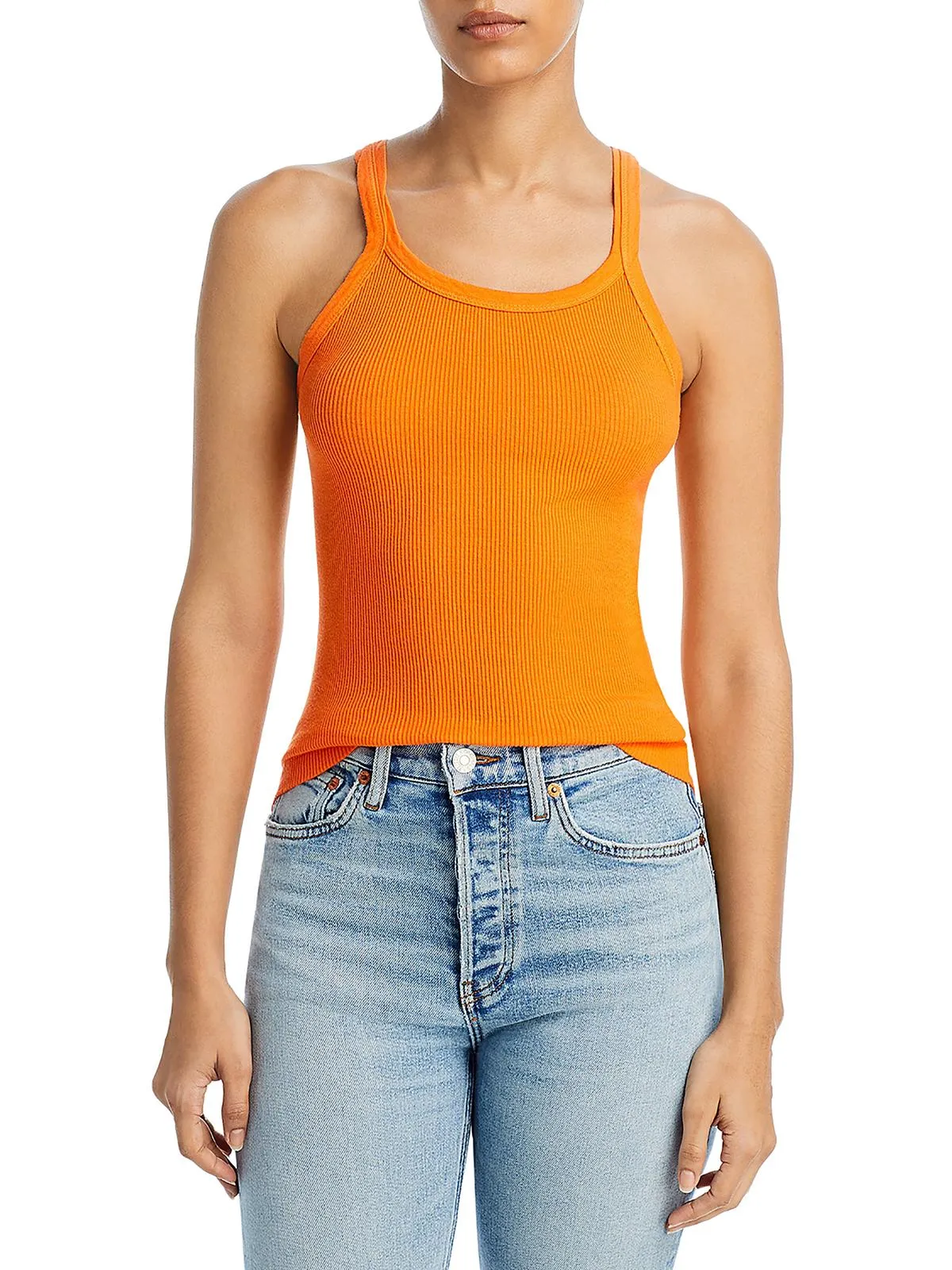 Womens Cotton Ribbed Tank Top