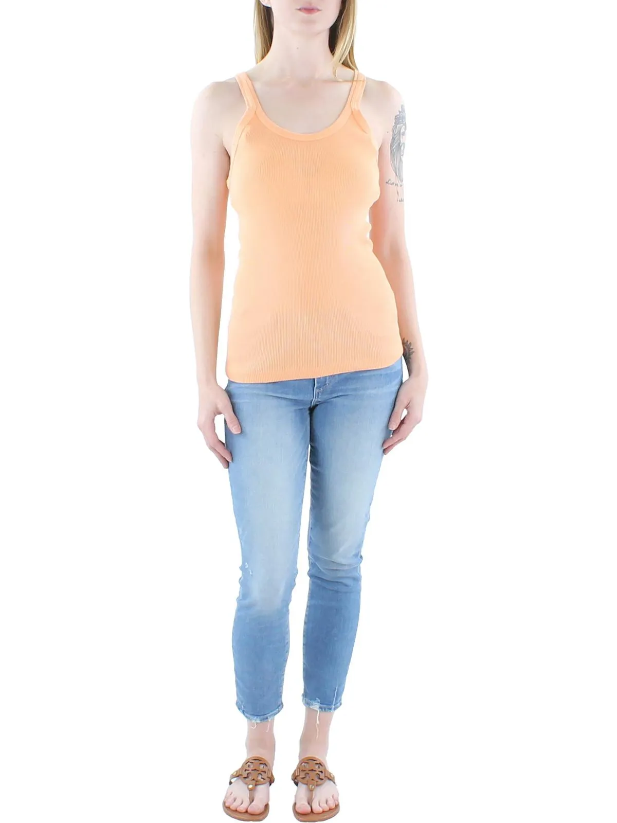 Womens Cotton Ribbed Tank Top