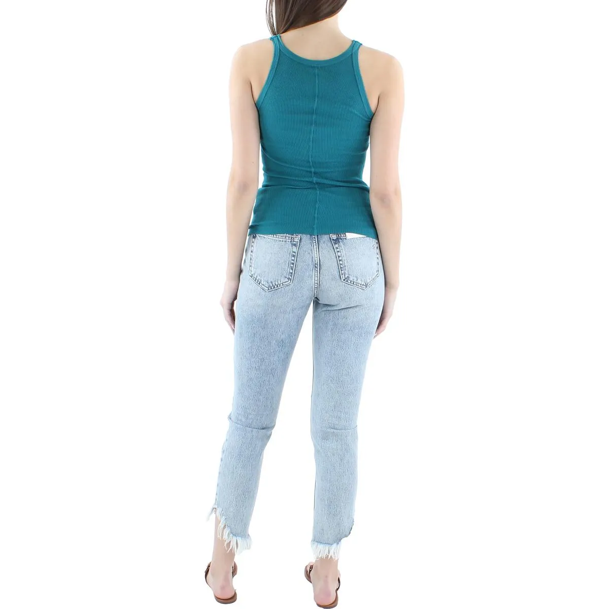 Womens Cotton Ribbed Tank Top
