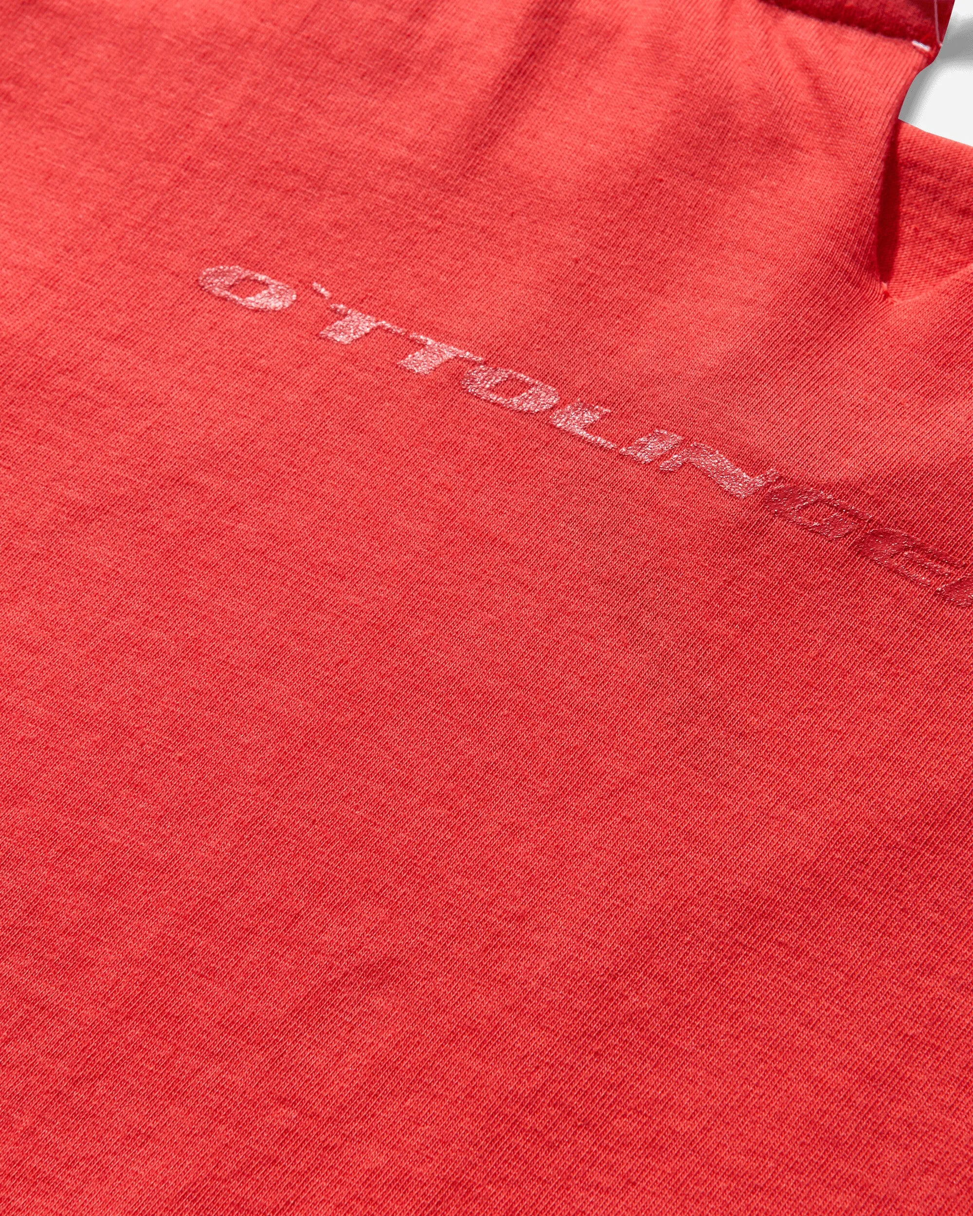 Women's Cut Out T-Shirt Red