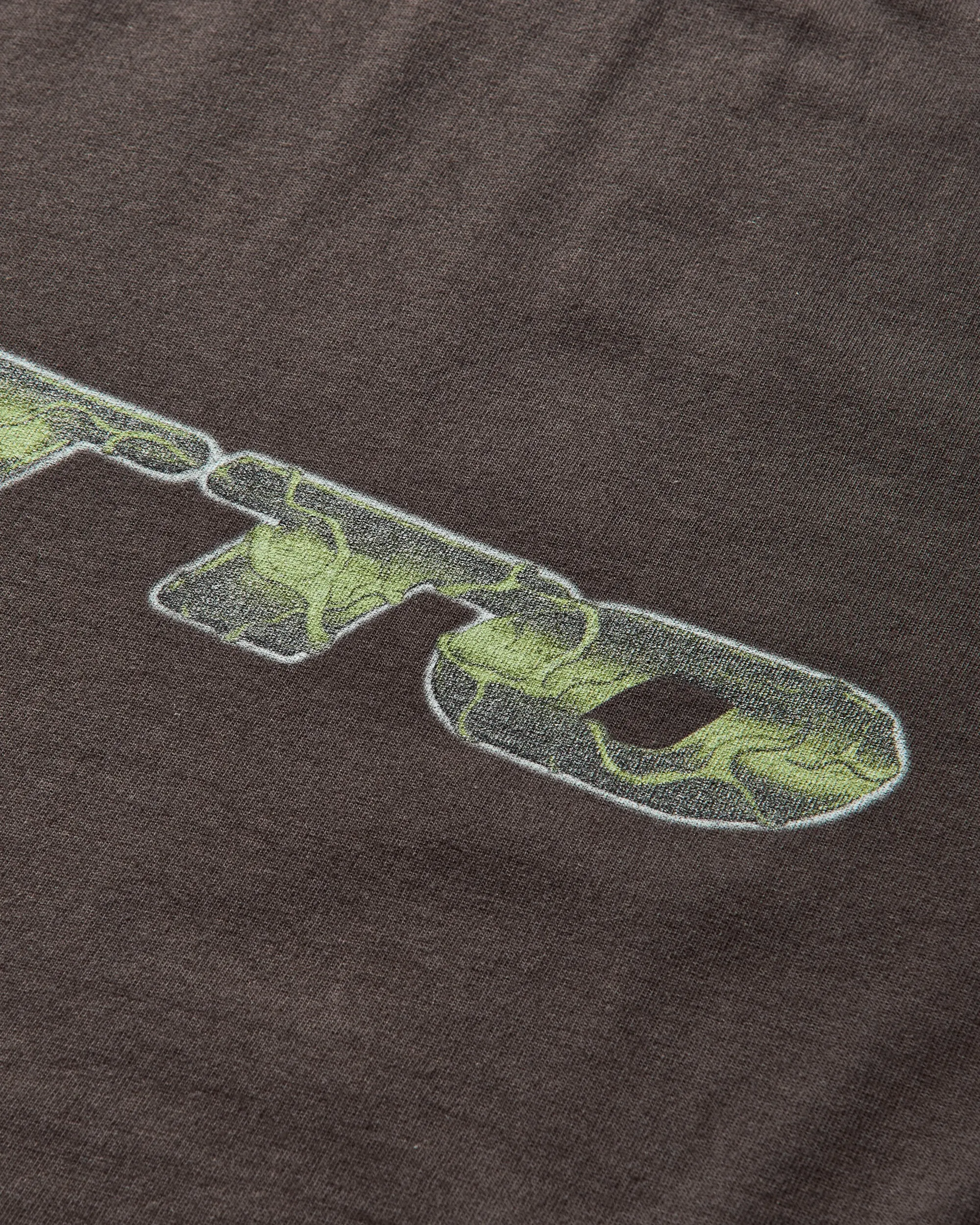 Women's Deconstructed Oversized T-Shirt Dark Brown