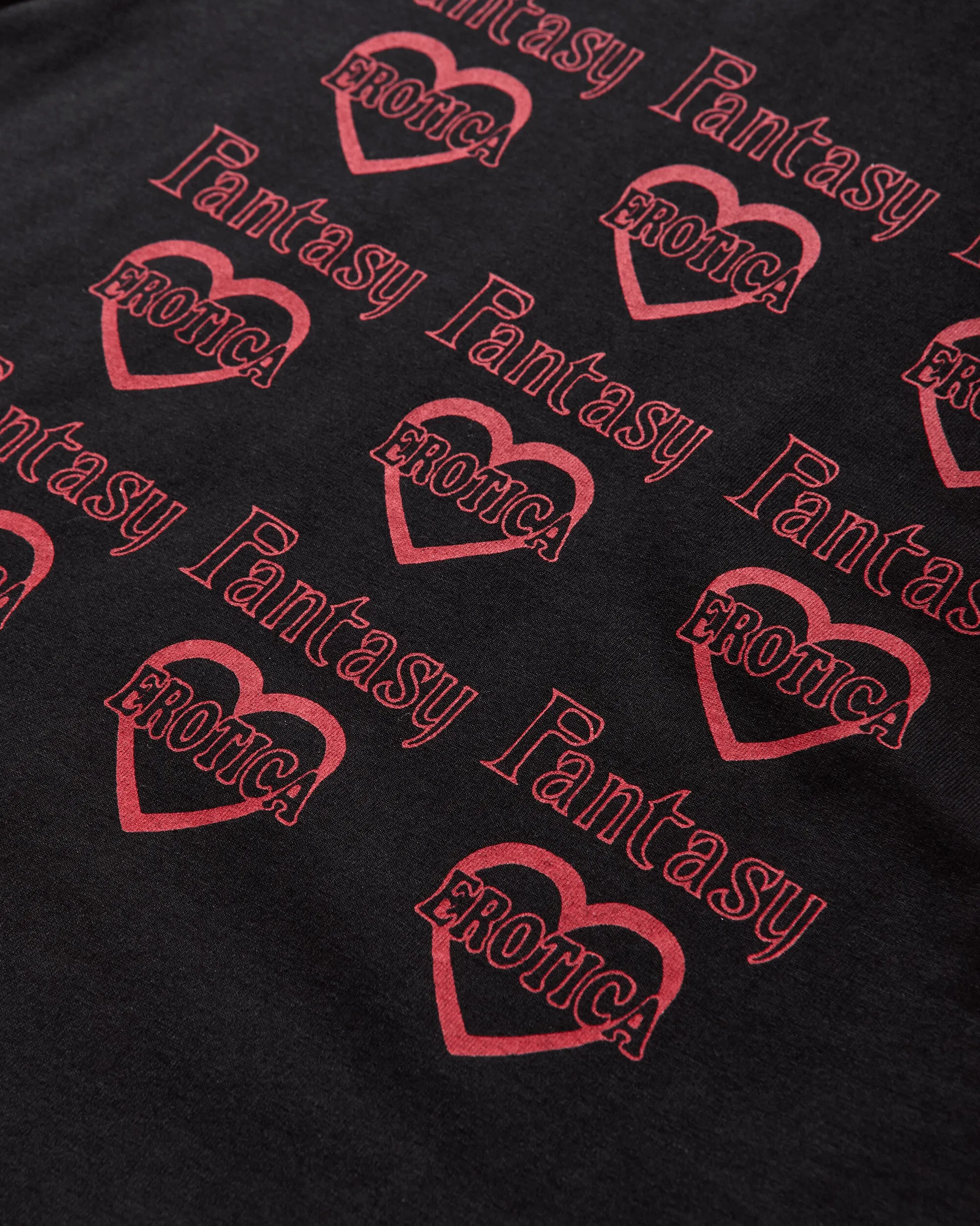 Women's Fantasy Erotica Baby Tee Black
