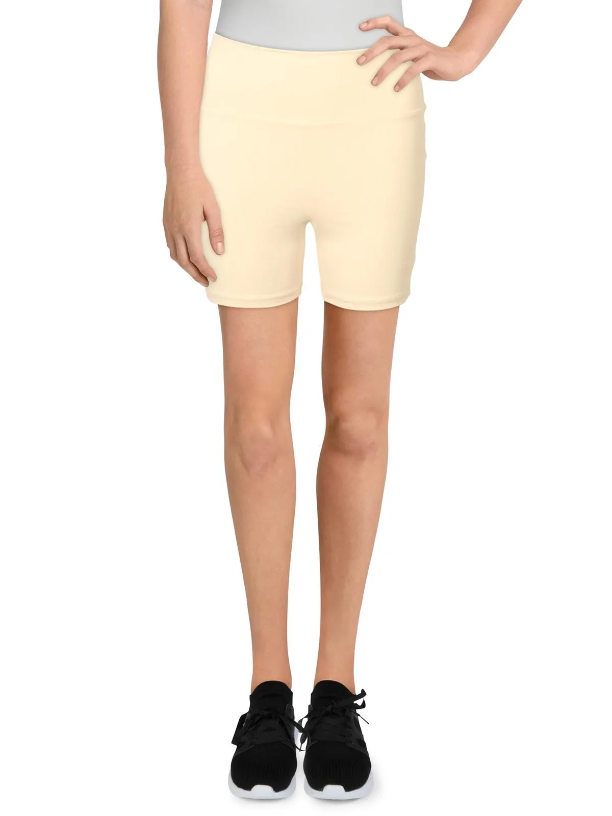 Womens Fitted Midi Bike Shorts
