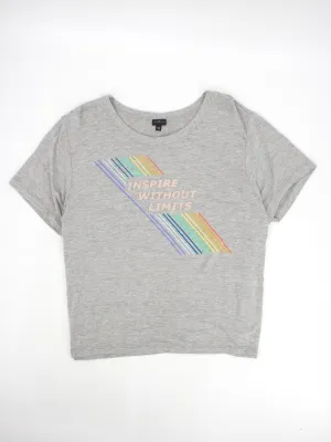 Women's Graphic Printed T-Shirt,Grey