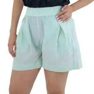 Women's High Waisted Nylon Short,Mint Green