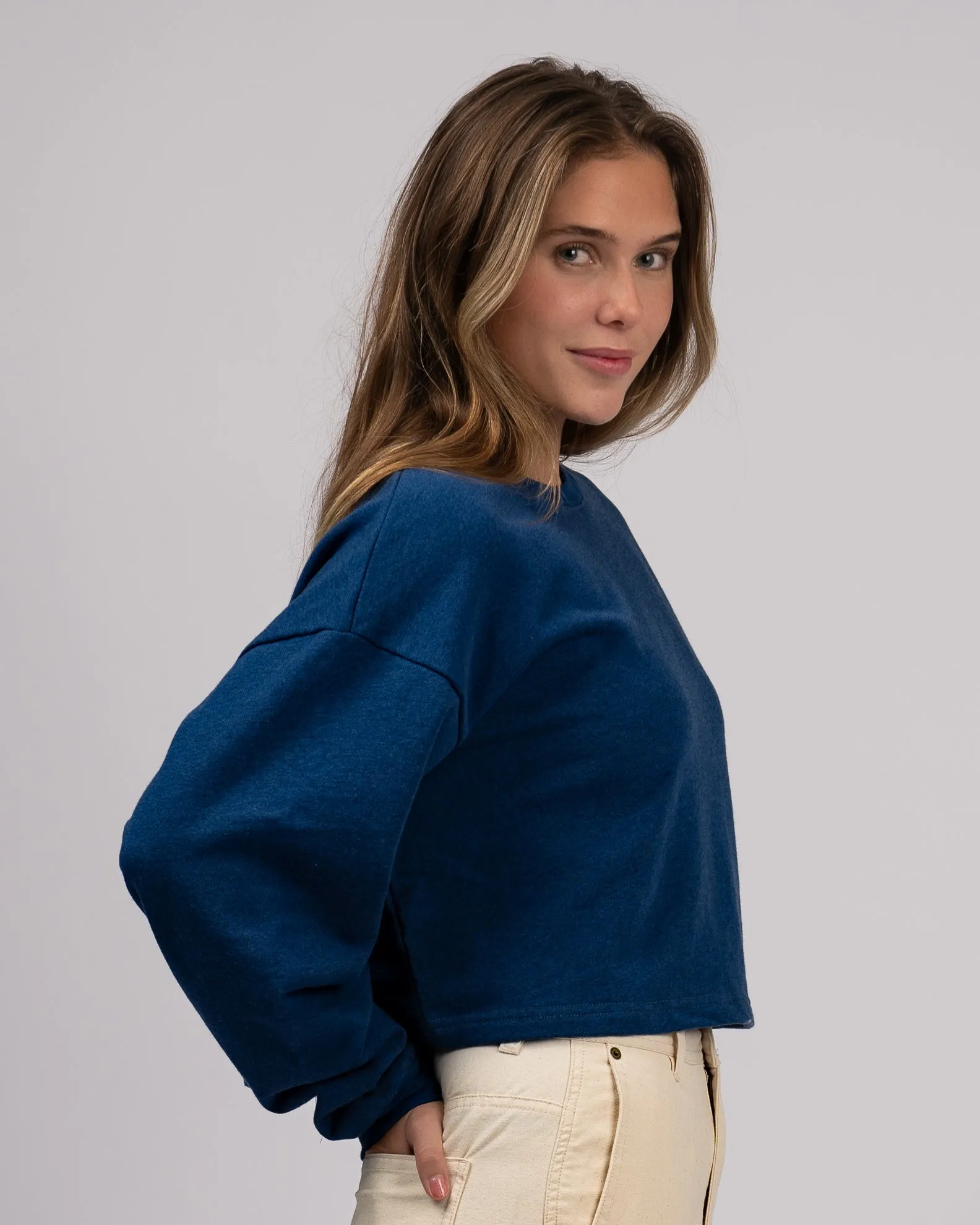 Women's Indigo Crewneck Sweatshirt