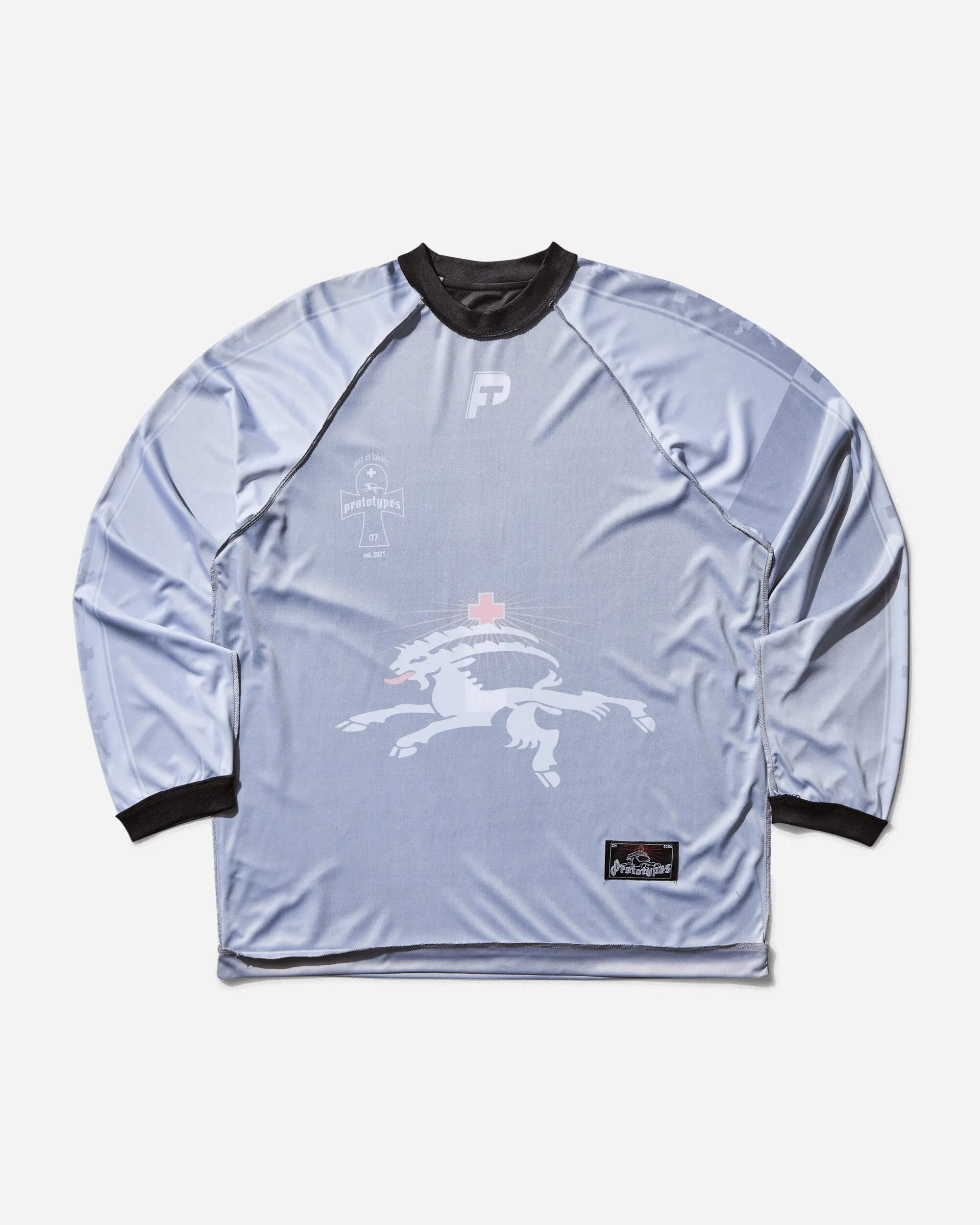 Women's Inside-Out Football Longsleeve Top Grey