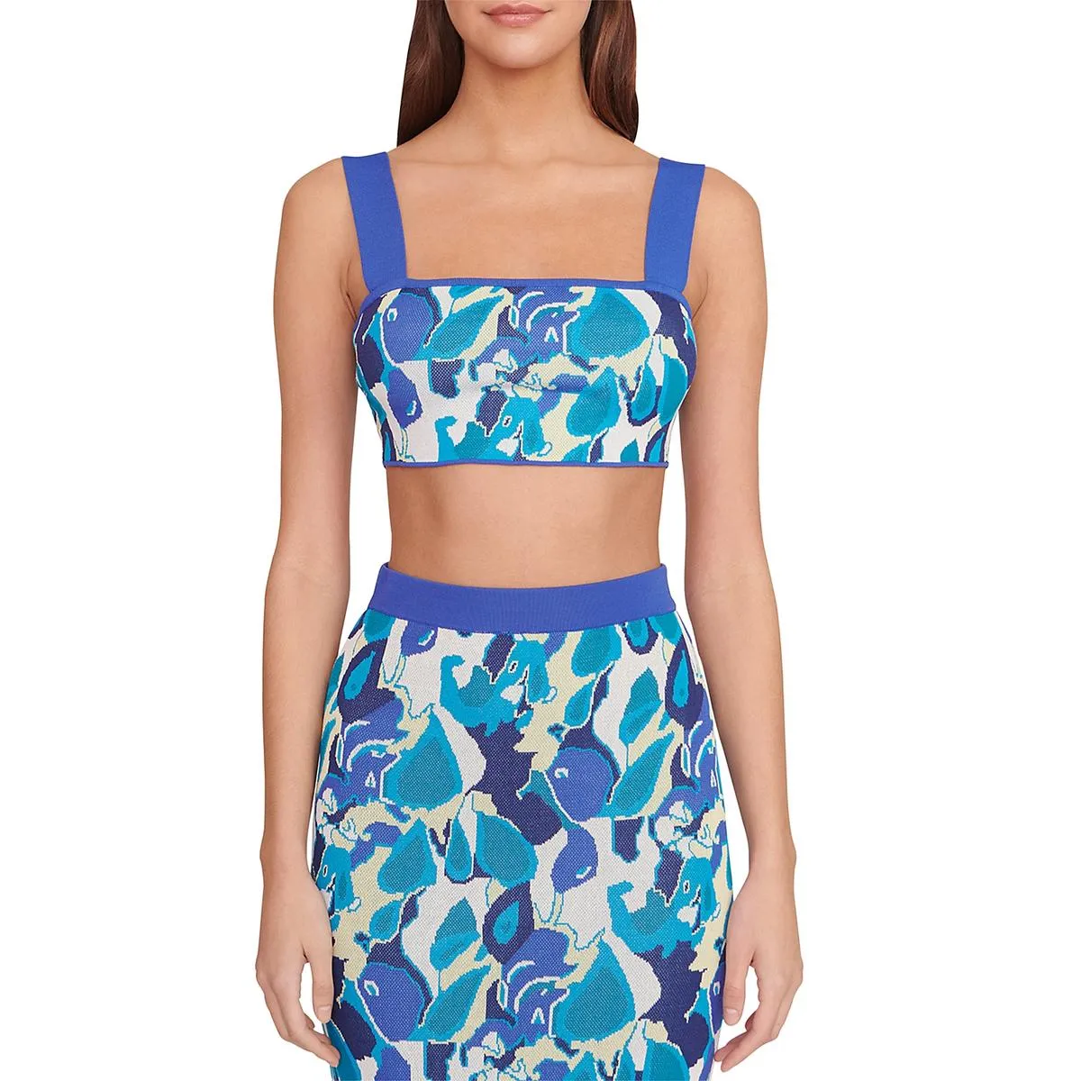 Womens Knit Cropped Tank Top
