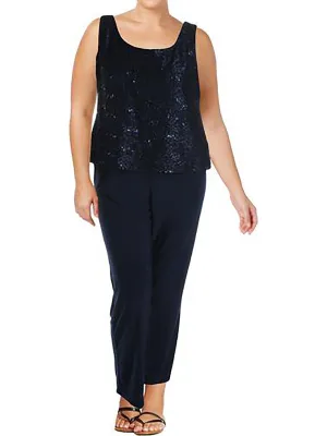 Womens Lace Sequined Tank Top