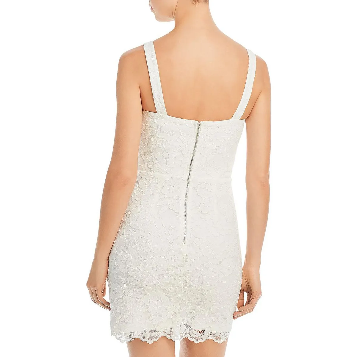 Womens Lace Short Mini Dress
