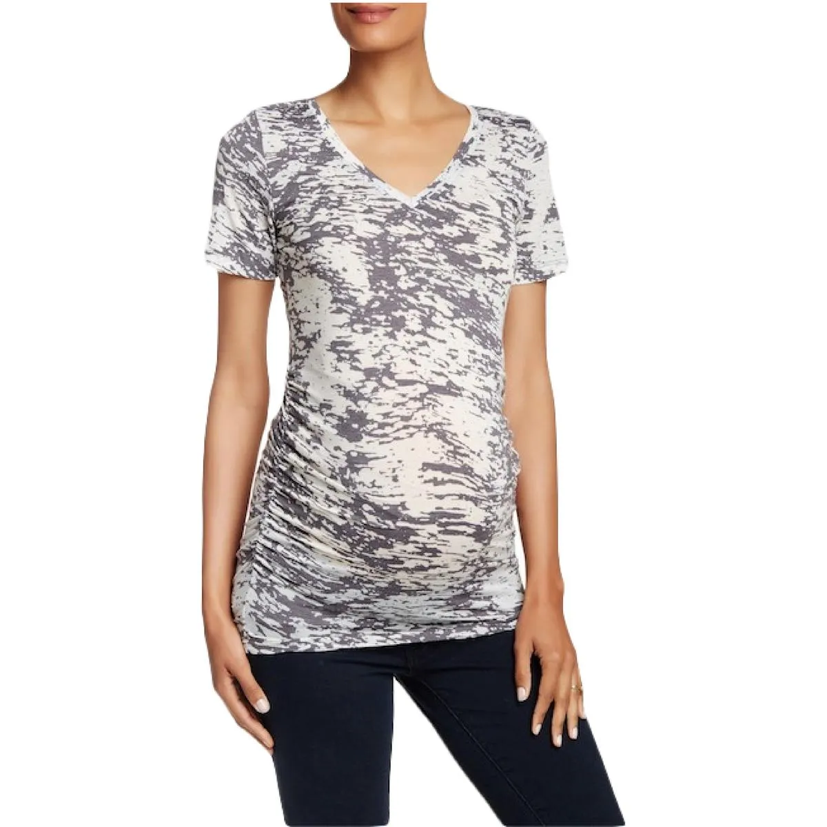 Womens Maternity V-Neck Top
