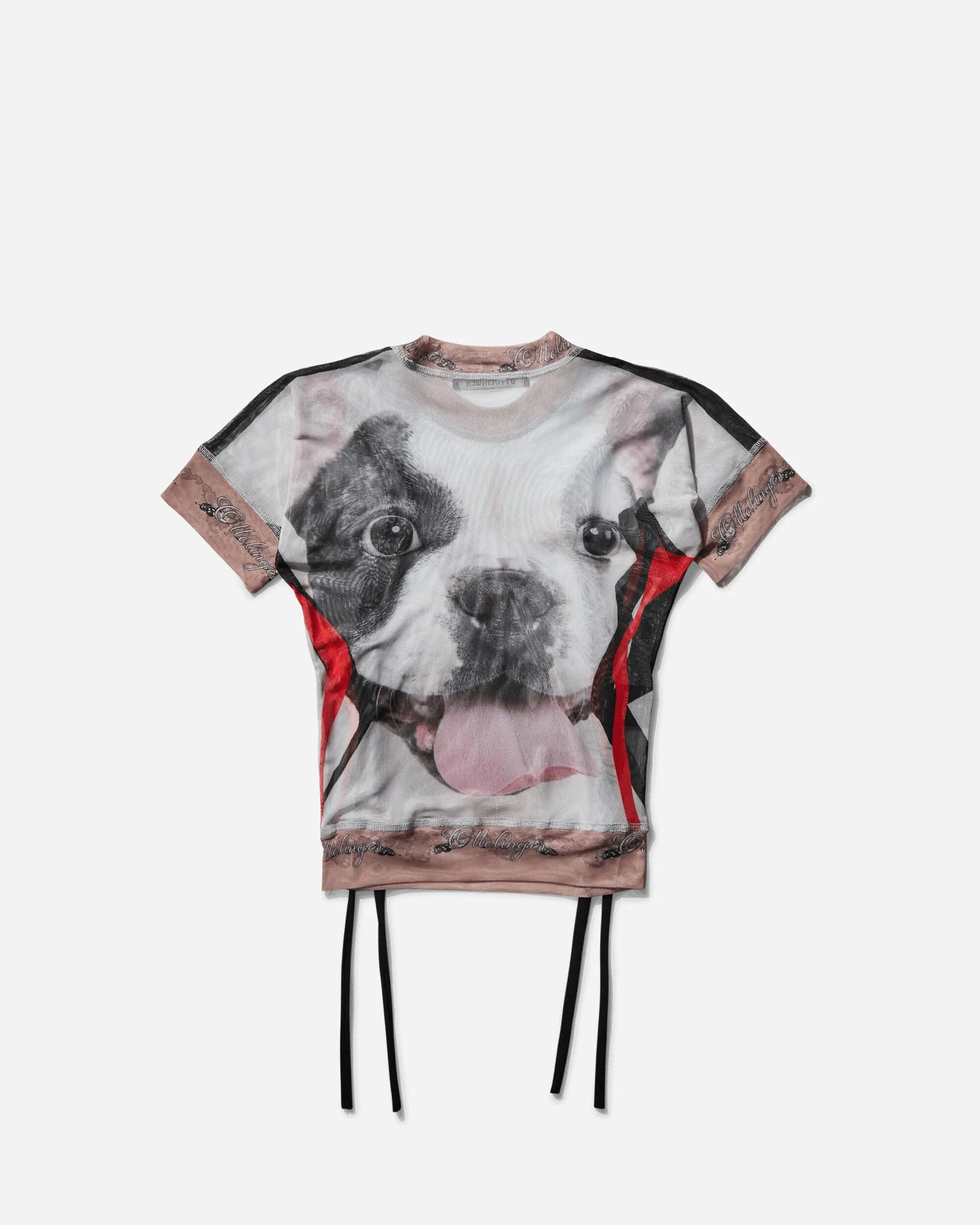 Women's Mesh T-Shirt Cat Print