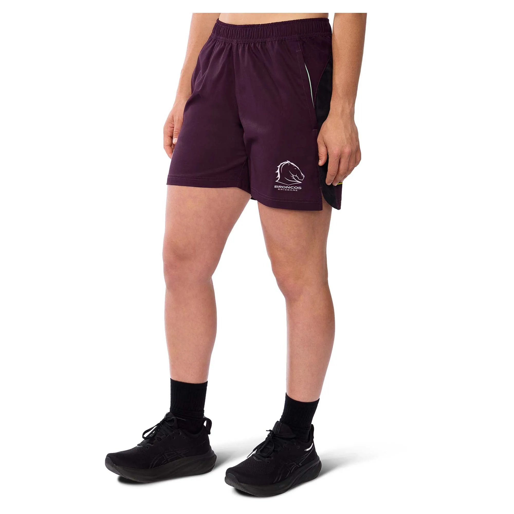 Women's NRLW Brisbane Broncos 2025 Replica Training Shorts
