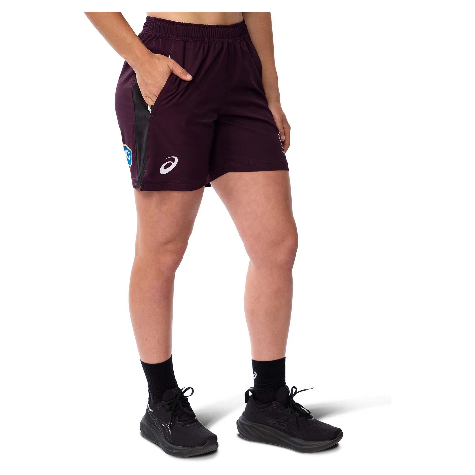 Women's NRLW Brisbane Broncos 2025 Replica Training Shorts