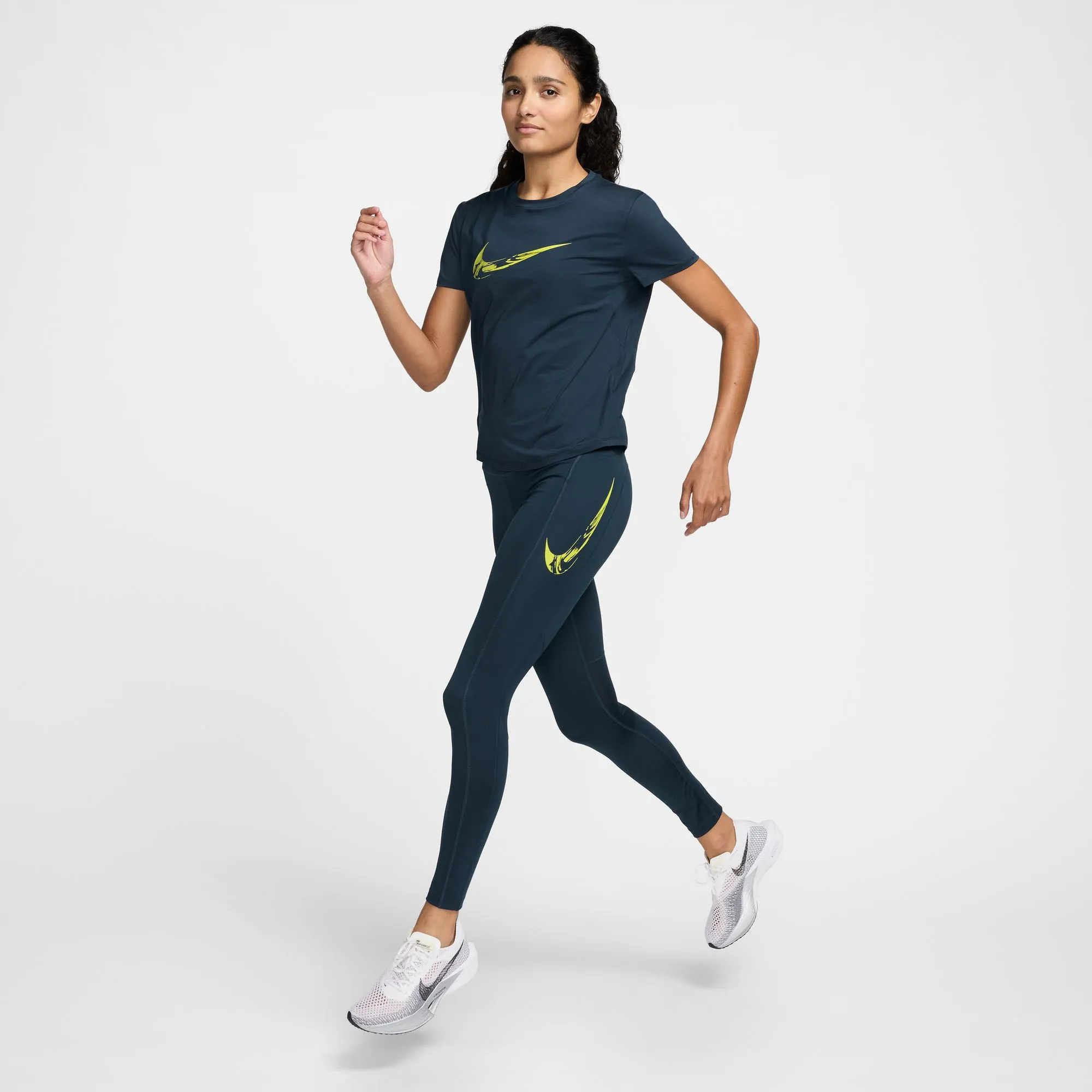 Women's One Dri-FIT Short-Sleeve Graphic Running Top