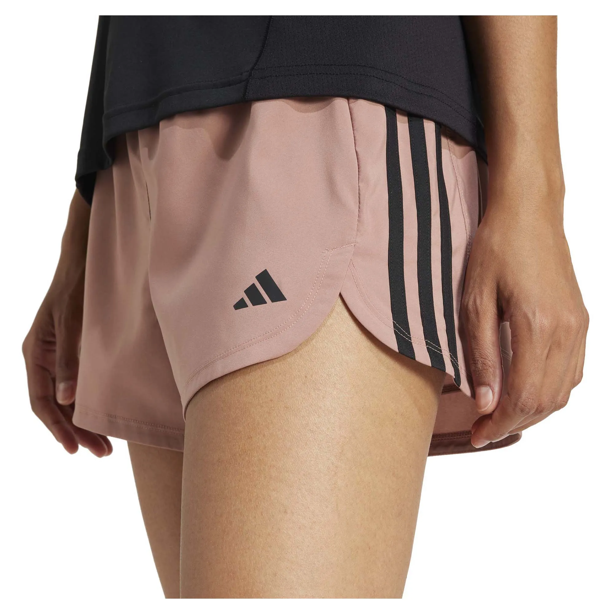 Women's Pacer Training 3-Stripes Woven High-Rise 5 Inch Shorts