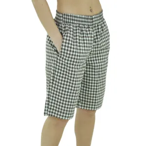 Women's Plaid Short,Brown
