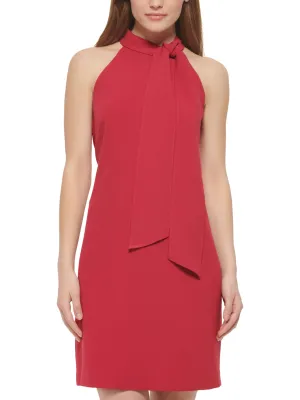 Women's Plain Dress,Cherry Red