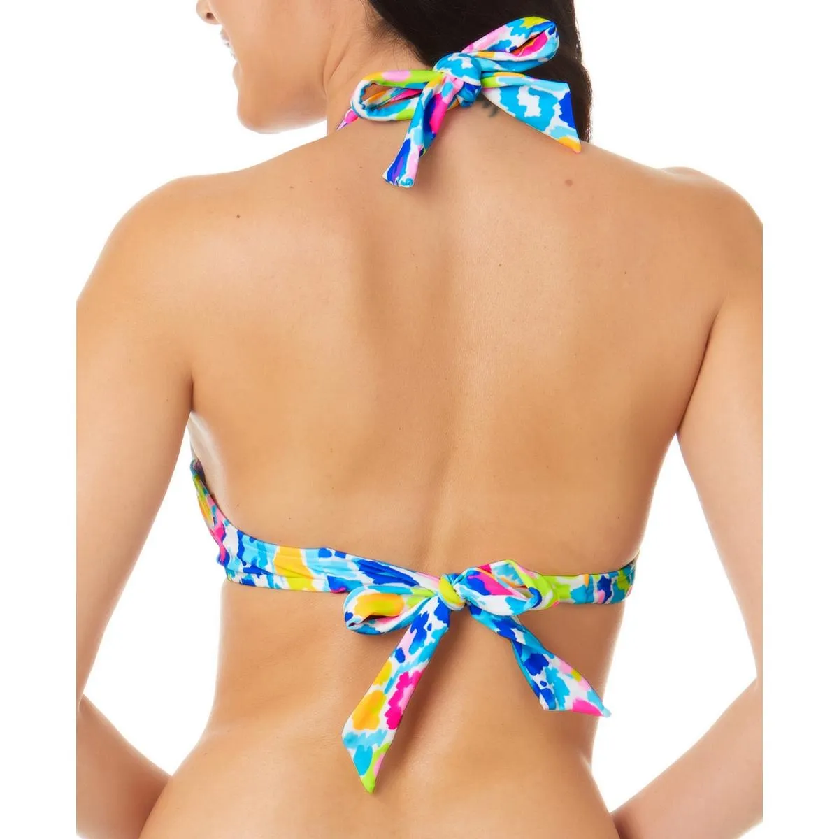 Womens Printed Strappy Bikini Swim top