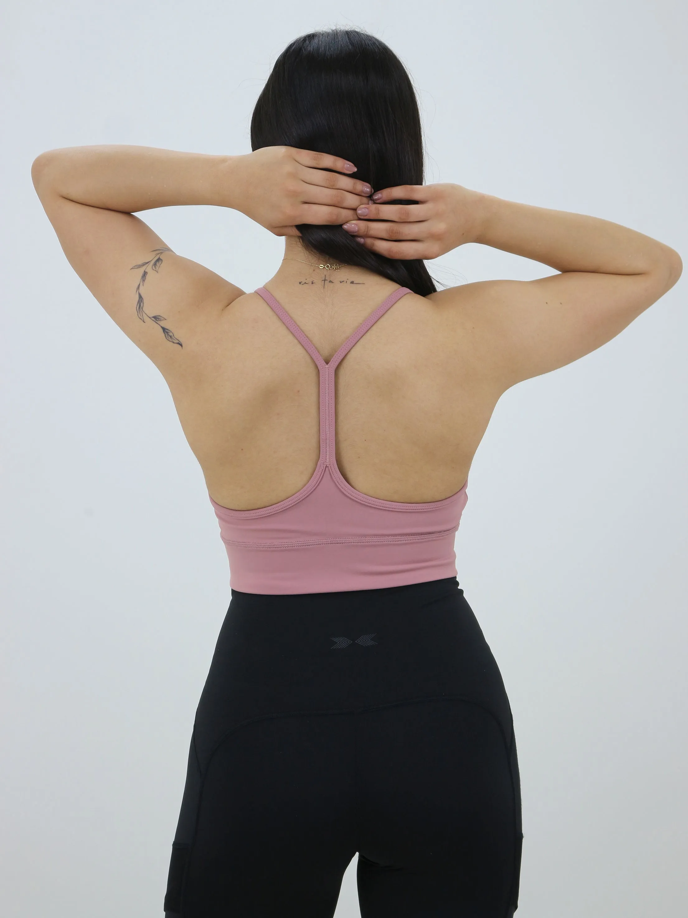 Women's Racerback Sports Bra,Pink