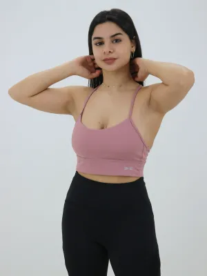 Women's Racerback Sports Bra,Pink