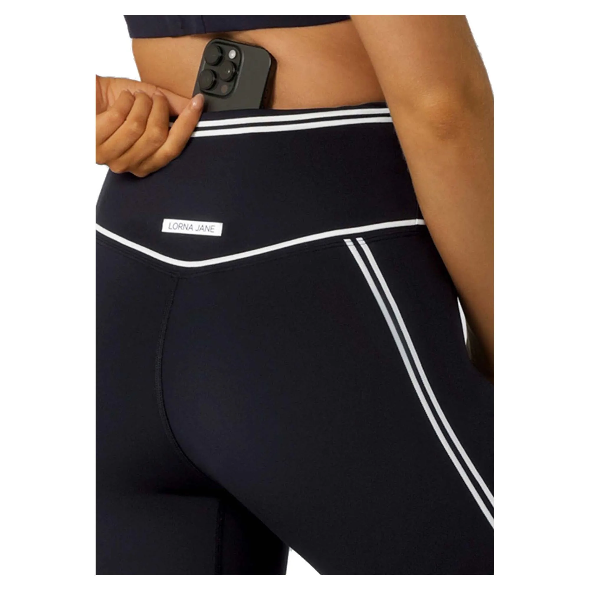 Women's Retro Track Ankle Biter Leggings