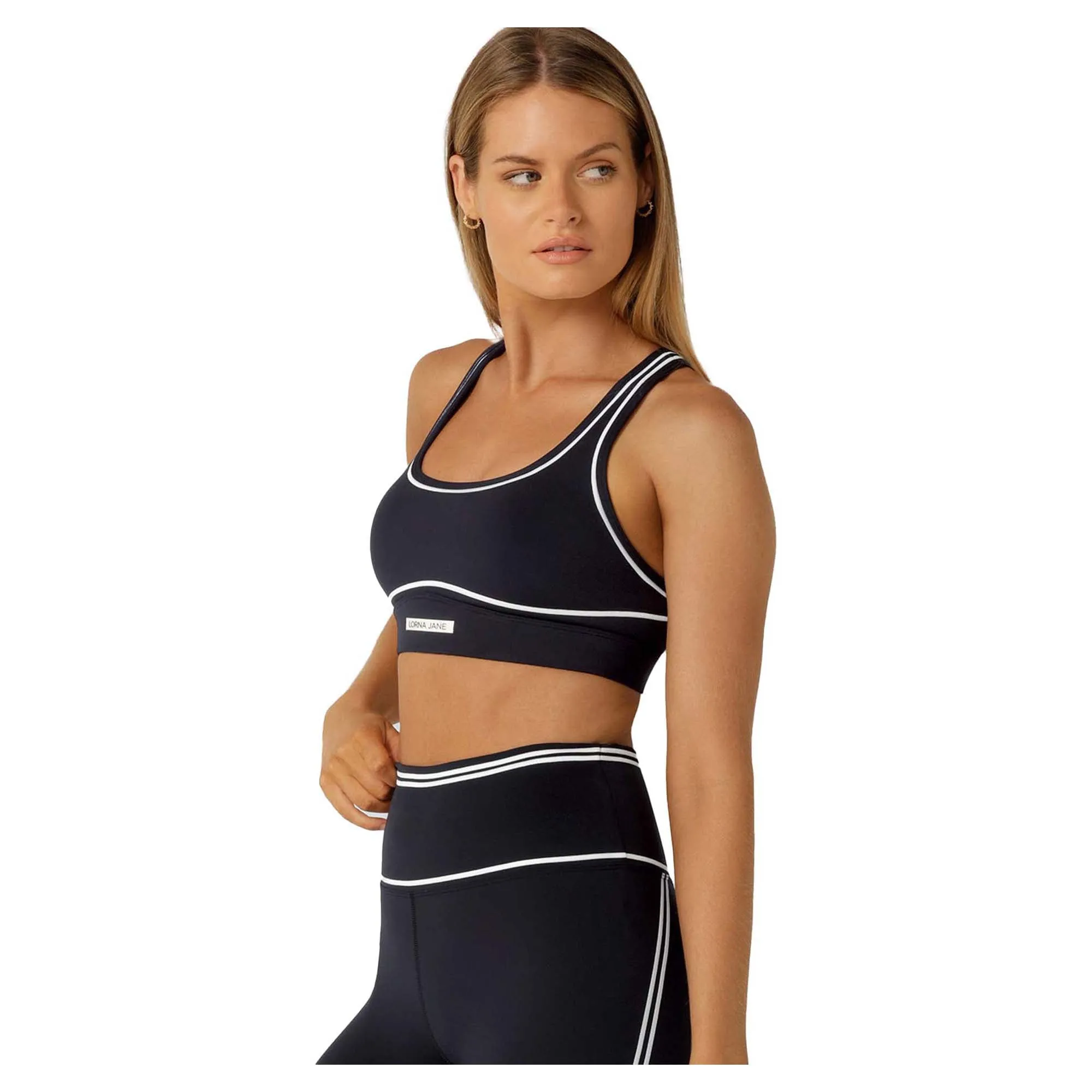 Women's Retro Track High Support Sports Bra