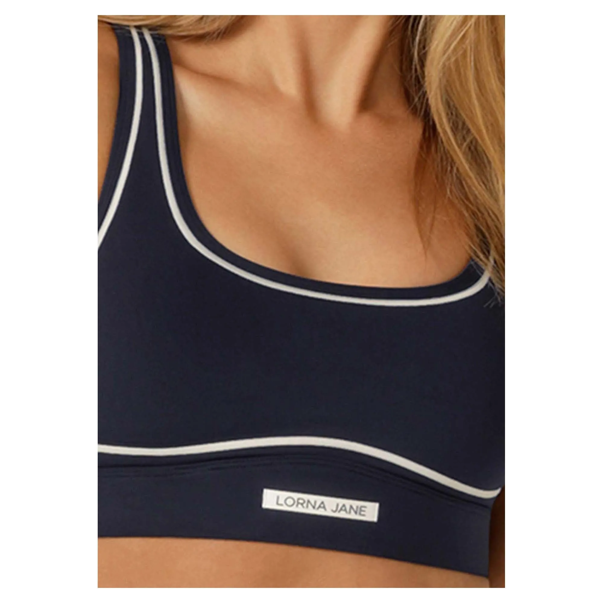 Women's Retro Track High Support Sports Bra
