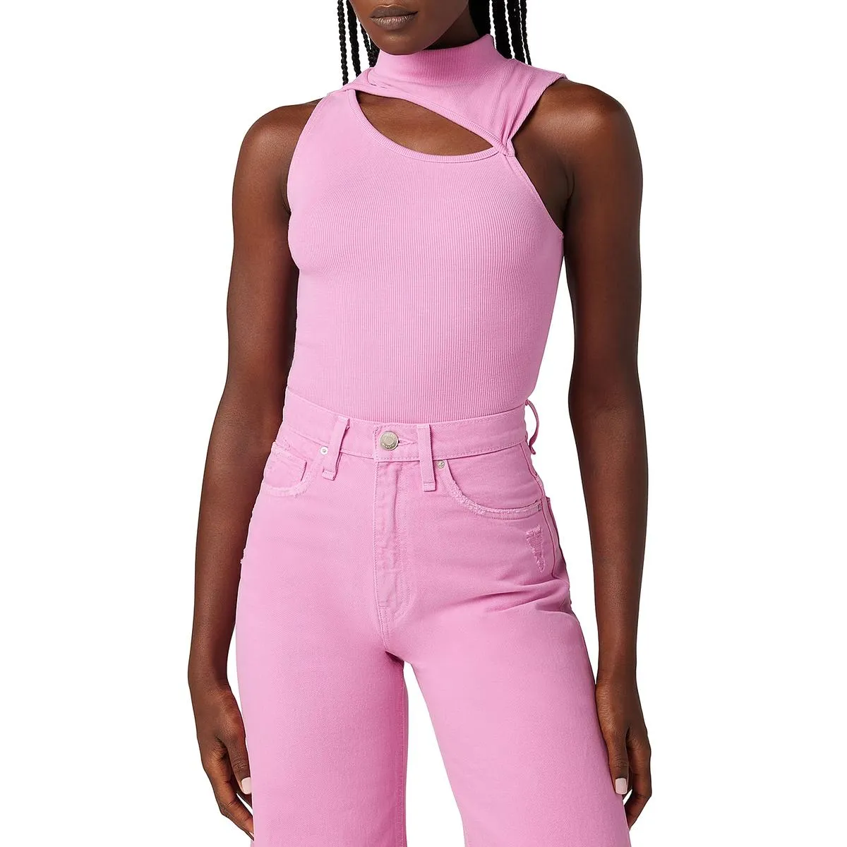 Womens Ribbed Cotton Tank Top