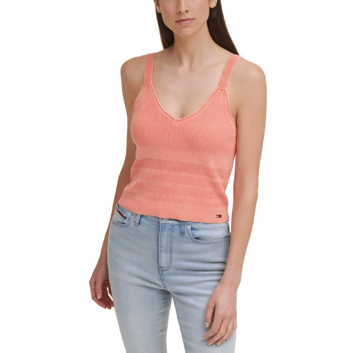 Womens Ribbed Fitted Tank Top