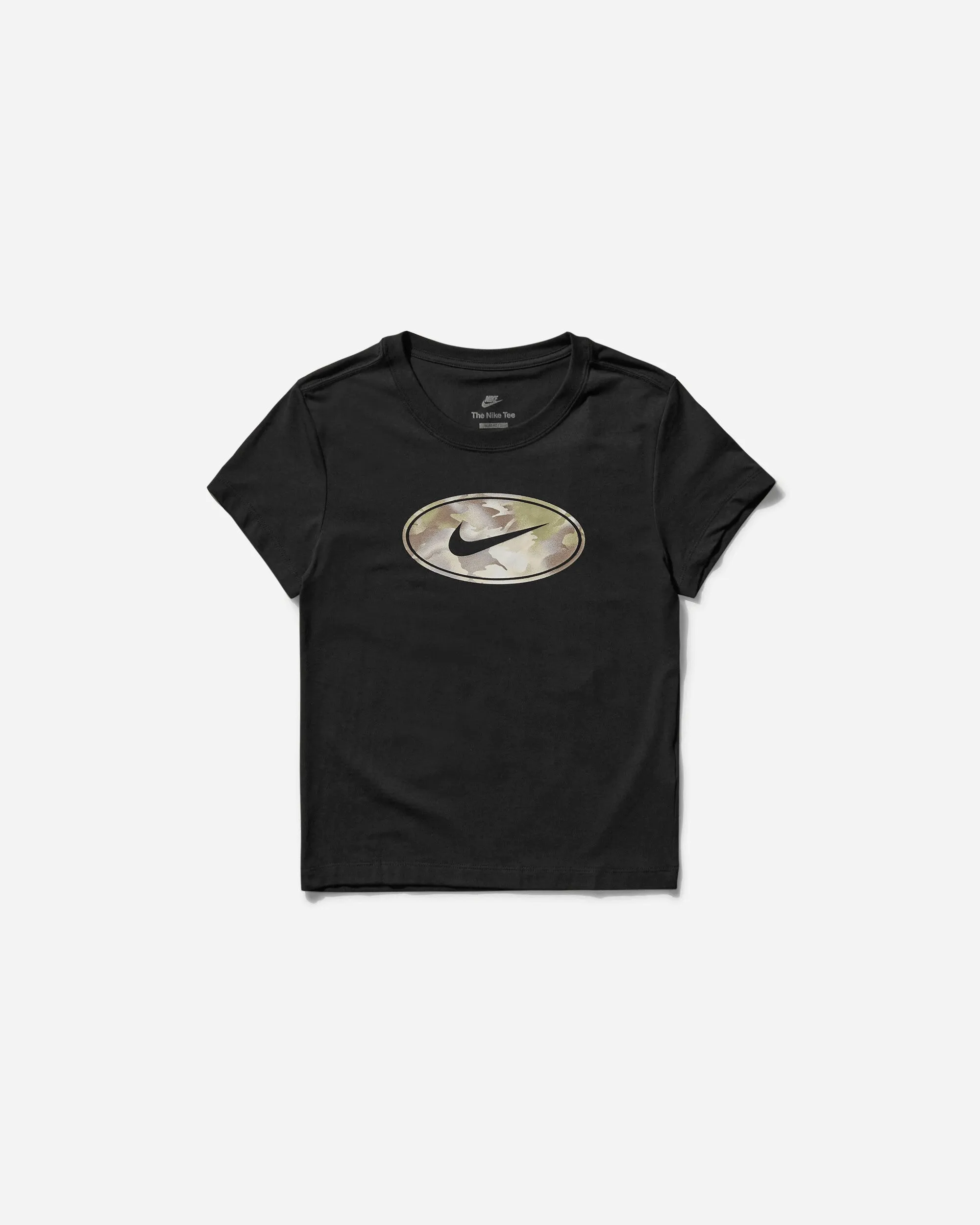 Women's Slim Camo Logo T-Shirt Black