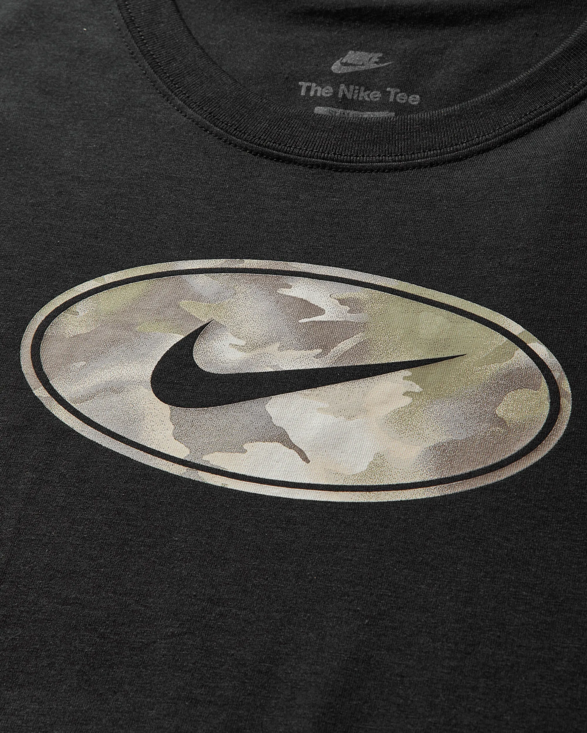 Women's Slim Camo Logo T-Shirt Black