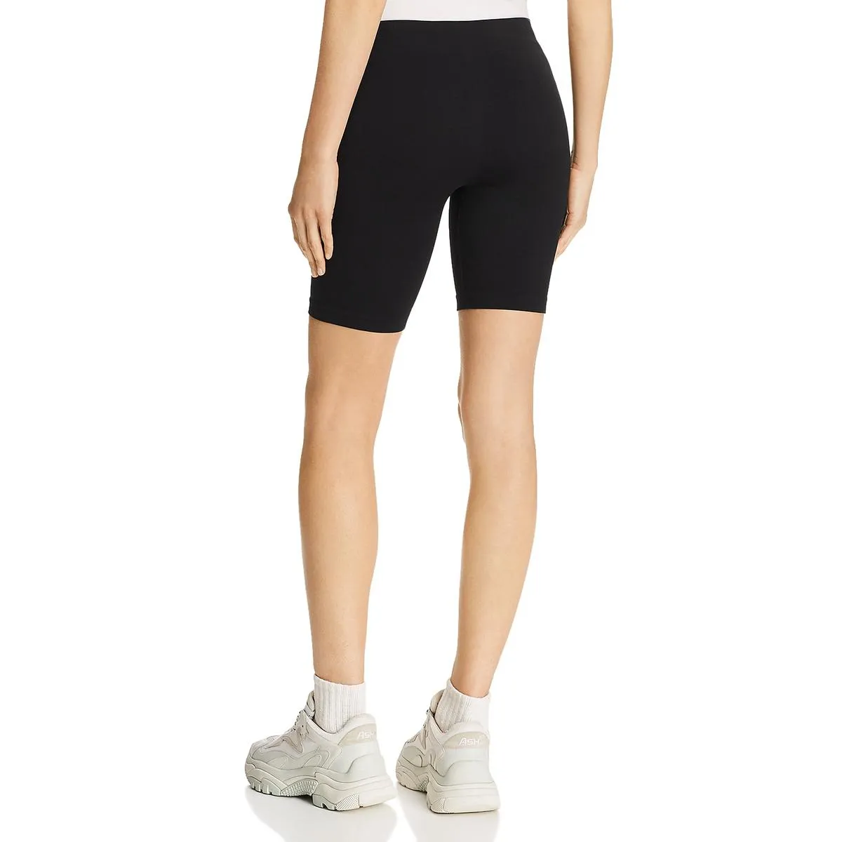 Womens Solid Stretch Bike Shorts