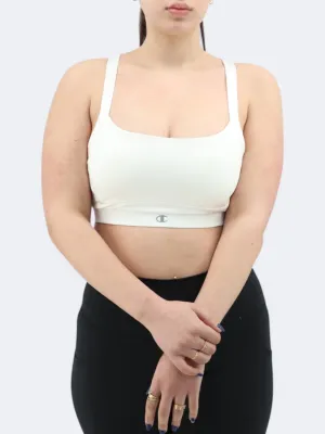 Women's Sports Cropped Top,White