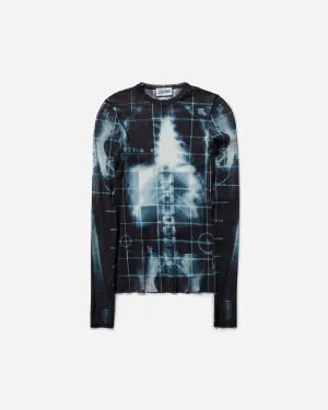 Women's Squeletor Longsleeve Top Black / Navy / Light Blue