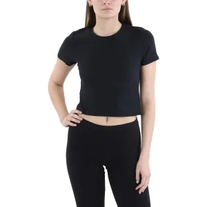Womens Stretch Polyester Crop Top