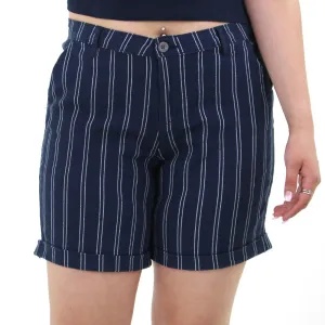 Women's Striped Short,Navy
