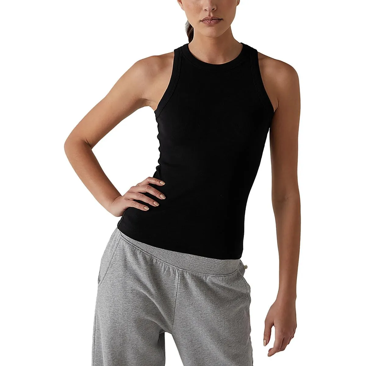 Womens Tank Ribbed Tank Top