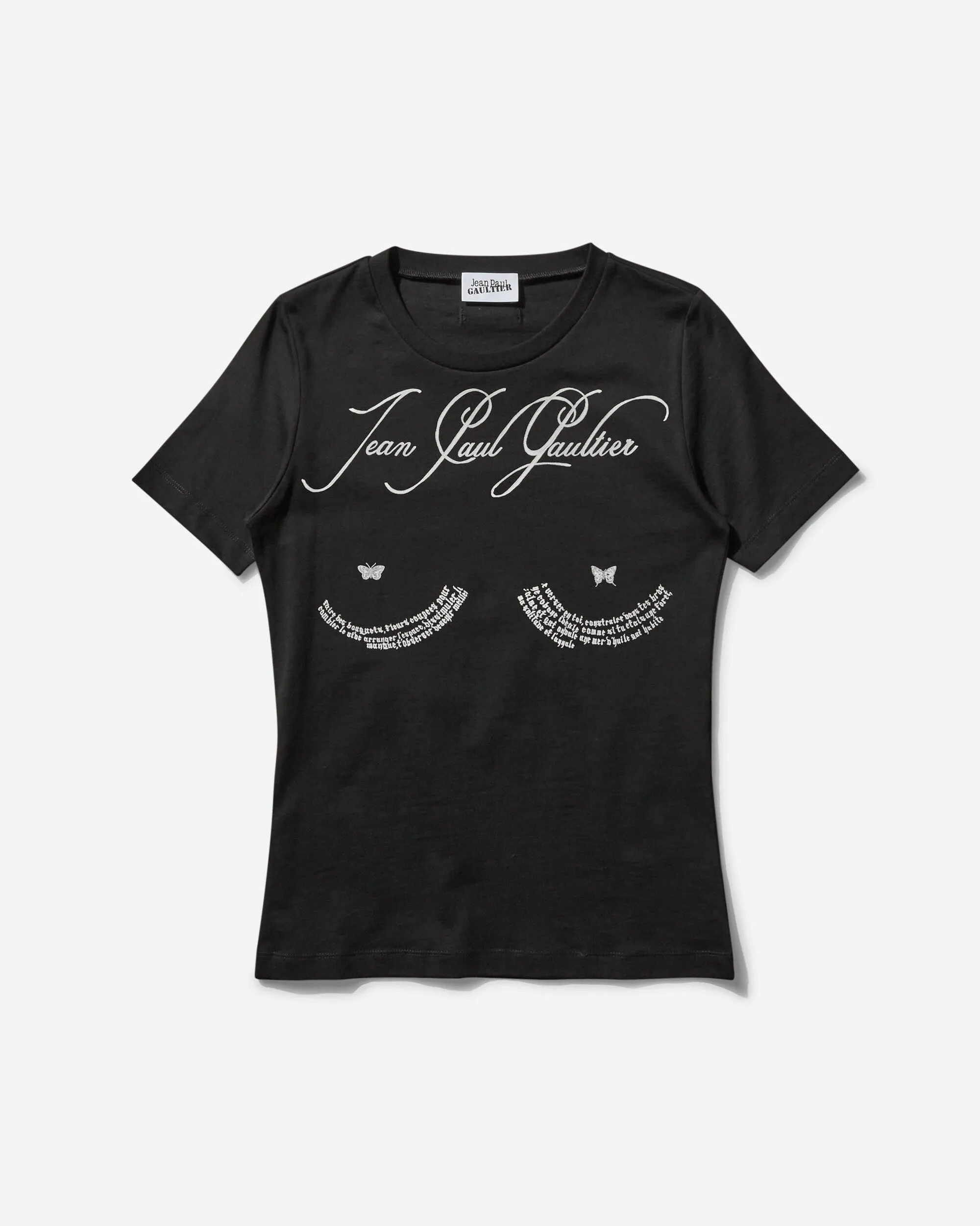 Women's “Tattoo Poem” T-Shirt Black