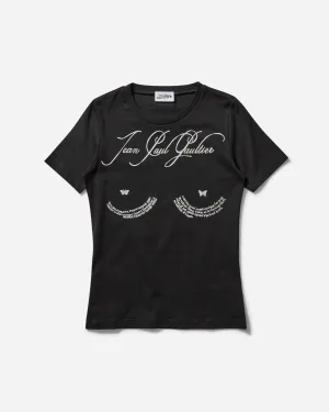 Women's “Tattoo Poem” T-Shirt Black