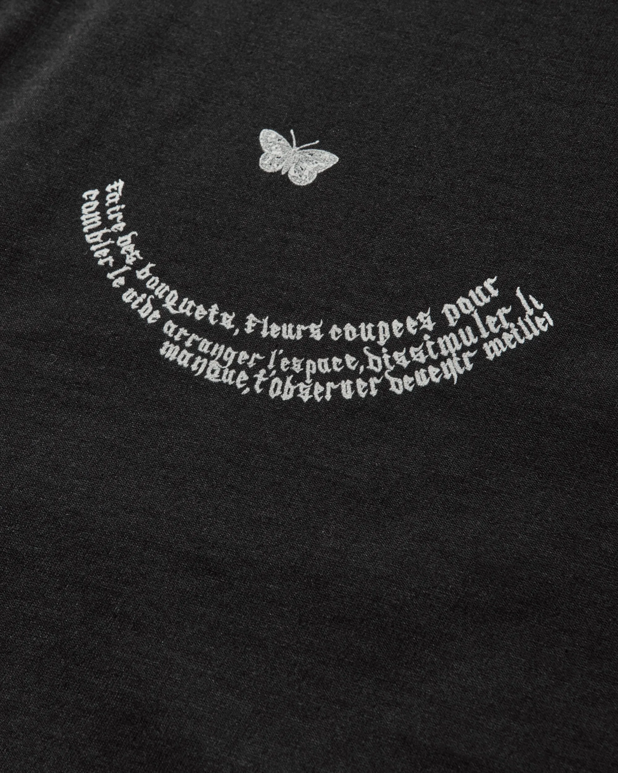 Women's “Tattoo Poem” T-Shirt Black