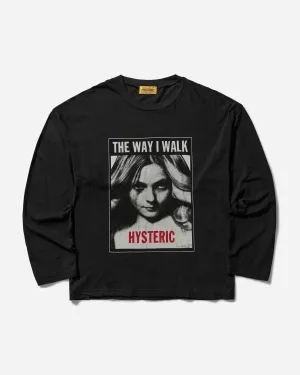 Women's The Way I Walk Longsleeve T-Shirt Black
