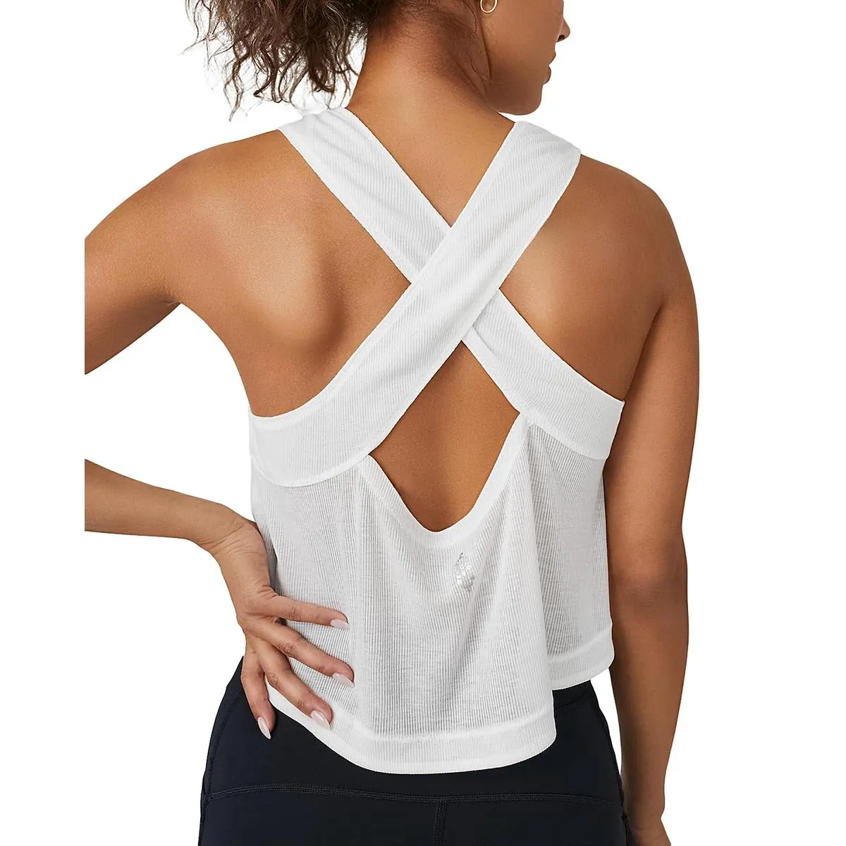 Womens Top Scoop Neck Tank Top