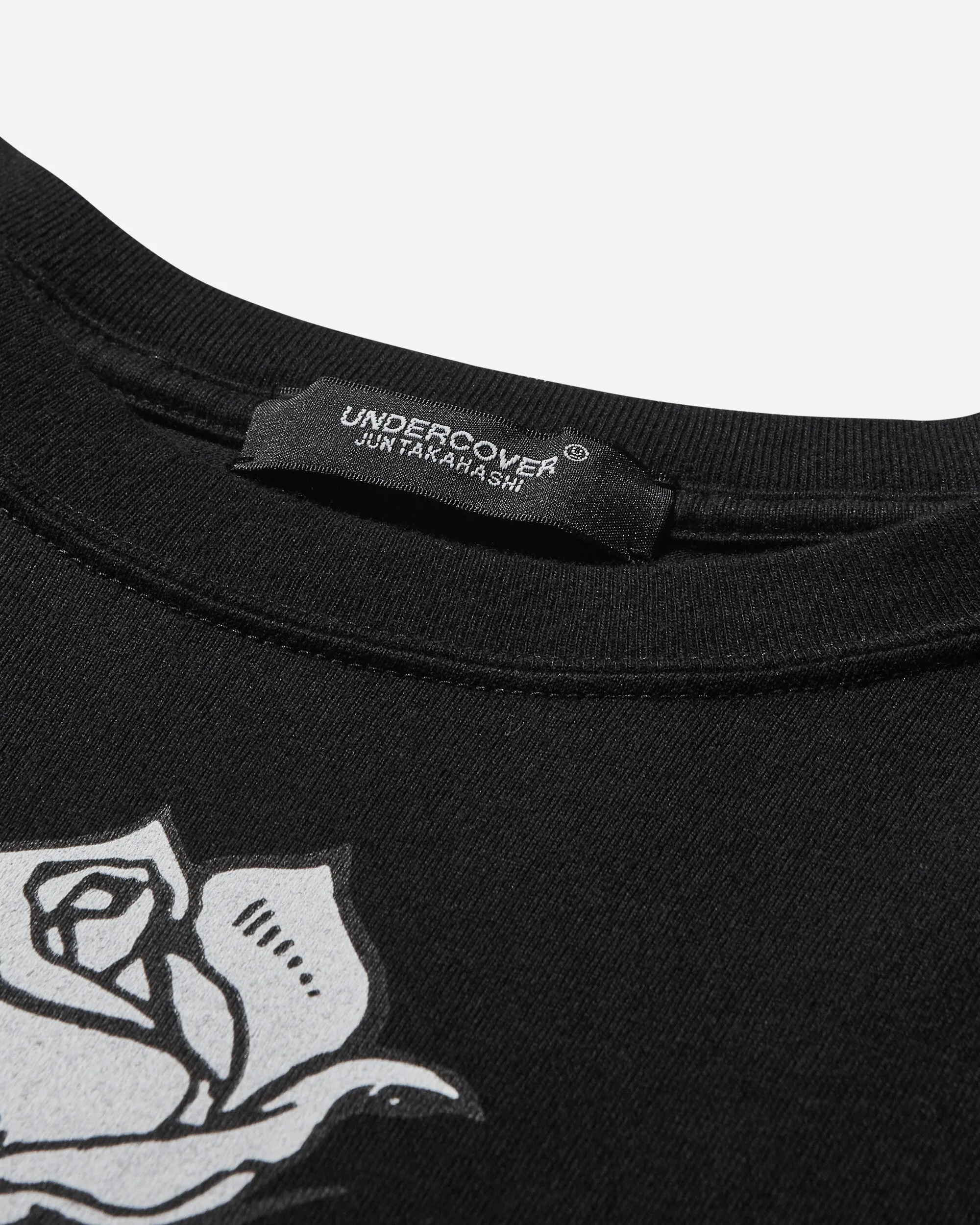 Women's Urban Flower Longsleeve T-Shirt Black