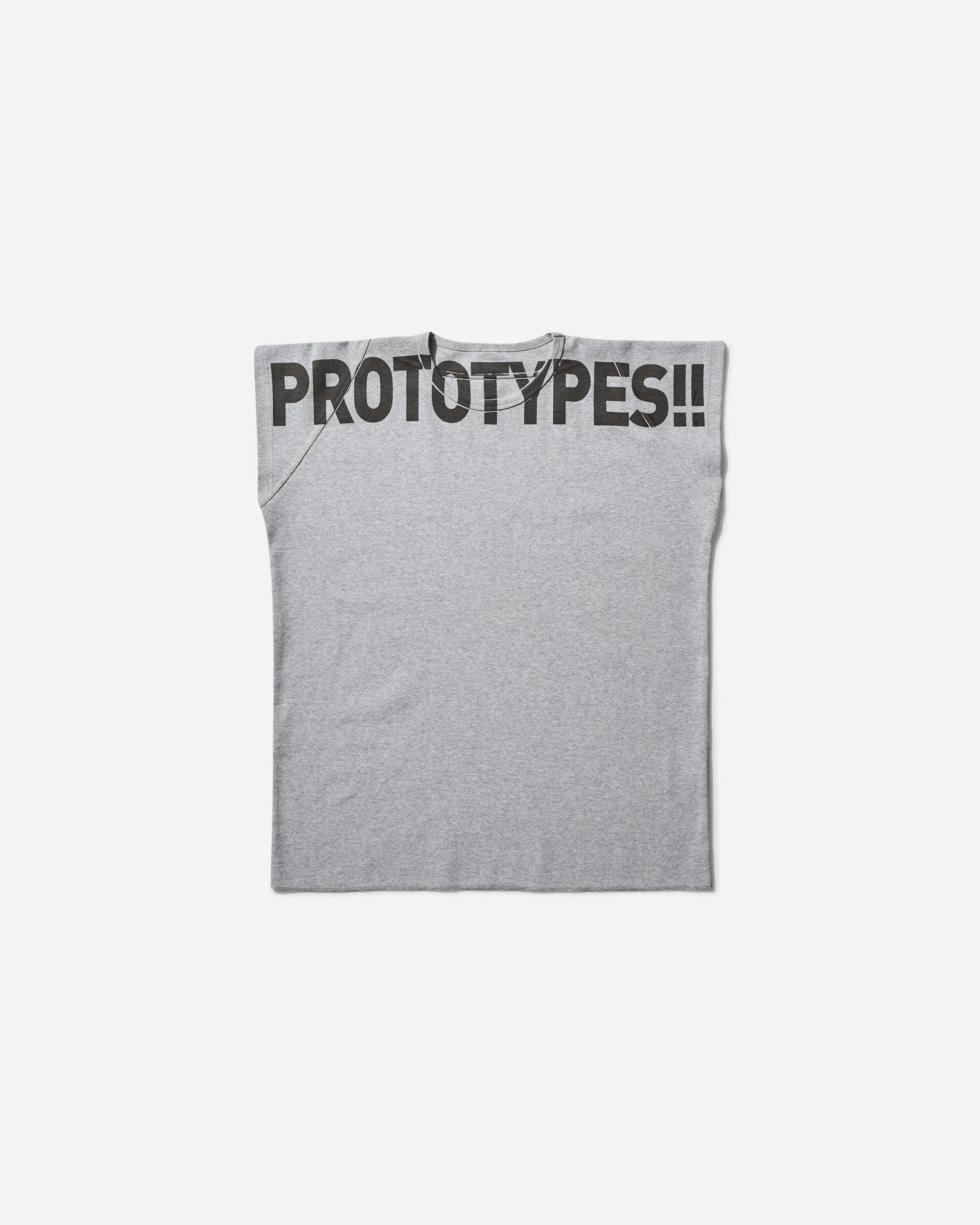 Women's Waffle Muscle T-Shirt Grey