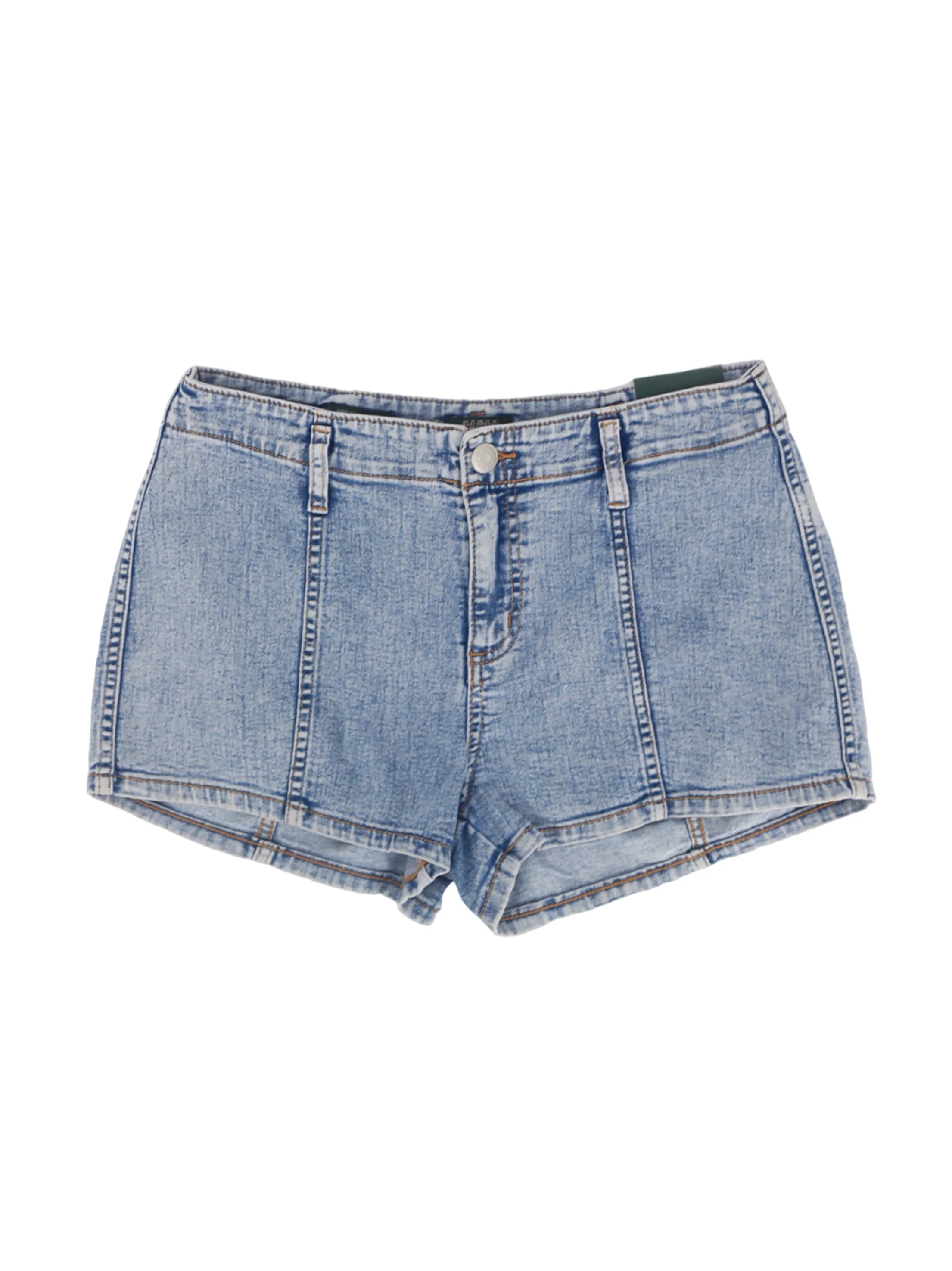 Women's Washed Denim Short,Light Blue