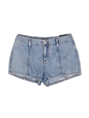 Women's Washed Denim Short,Light Blue
